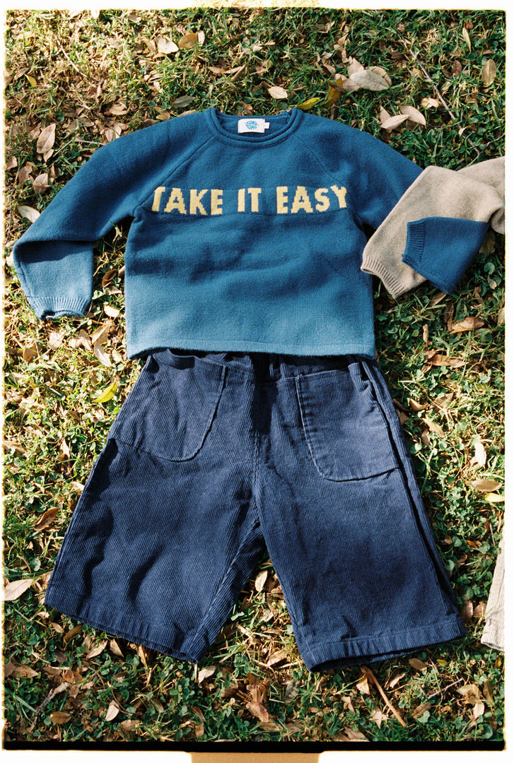 Take It Easy Sweater - Blue