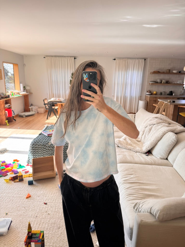 Adult Cosmo Boxy Tee - Cloud