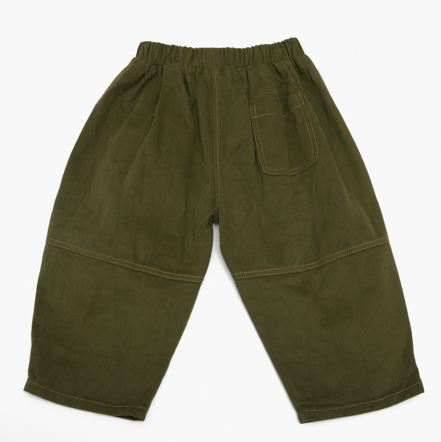 Jojo Oversized Soft Denim Pants in Green / 1T-5Y