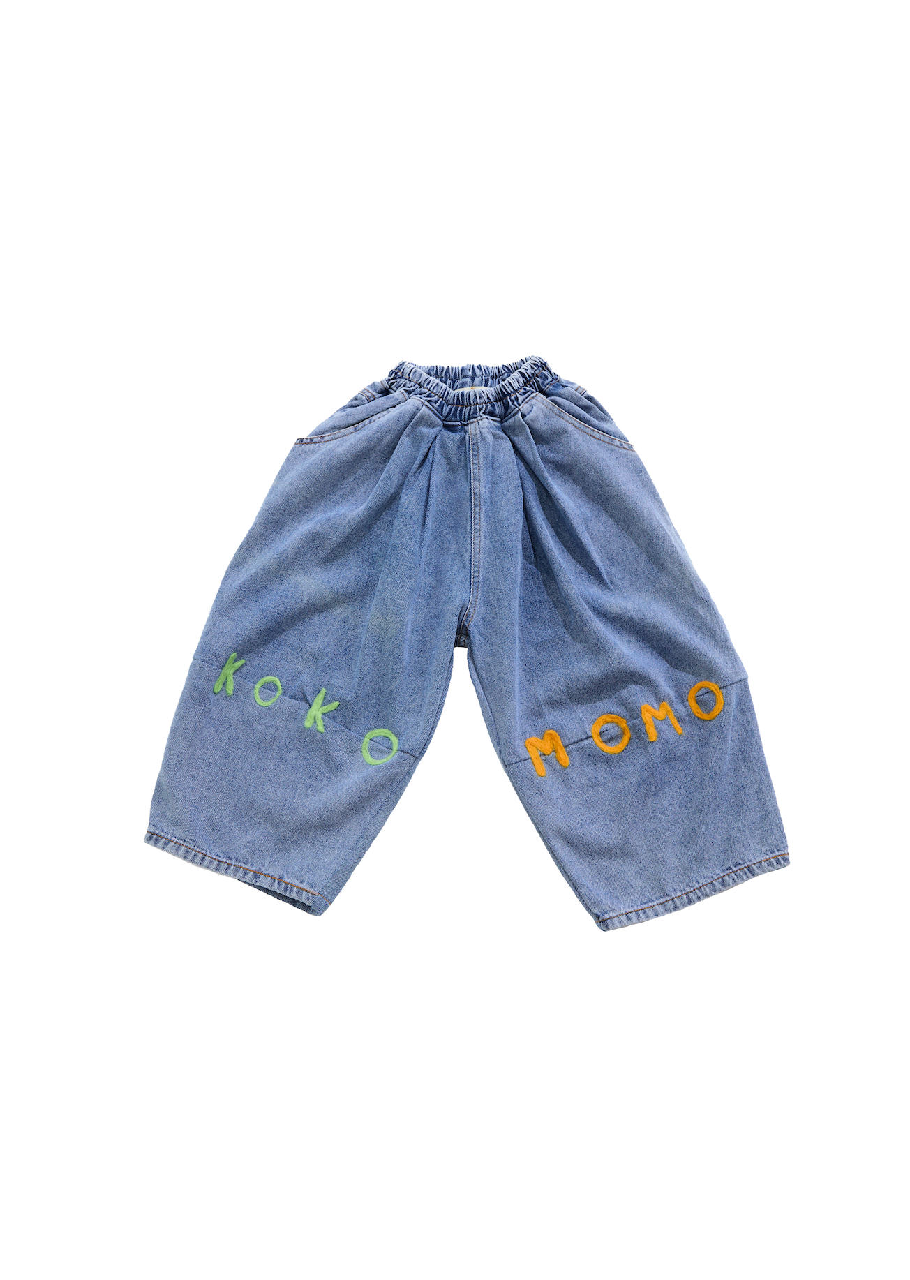 Frankie Oversized Denim Pant - Koko Momo - 3Y