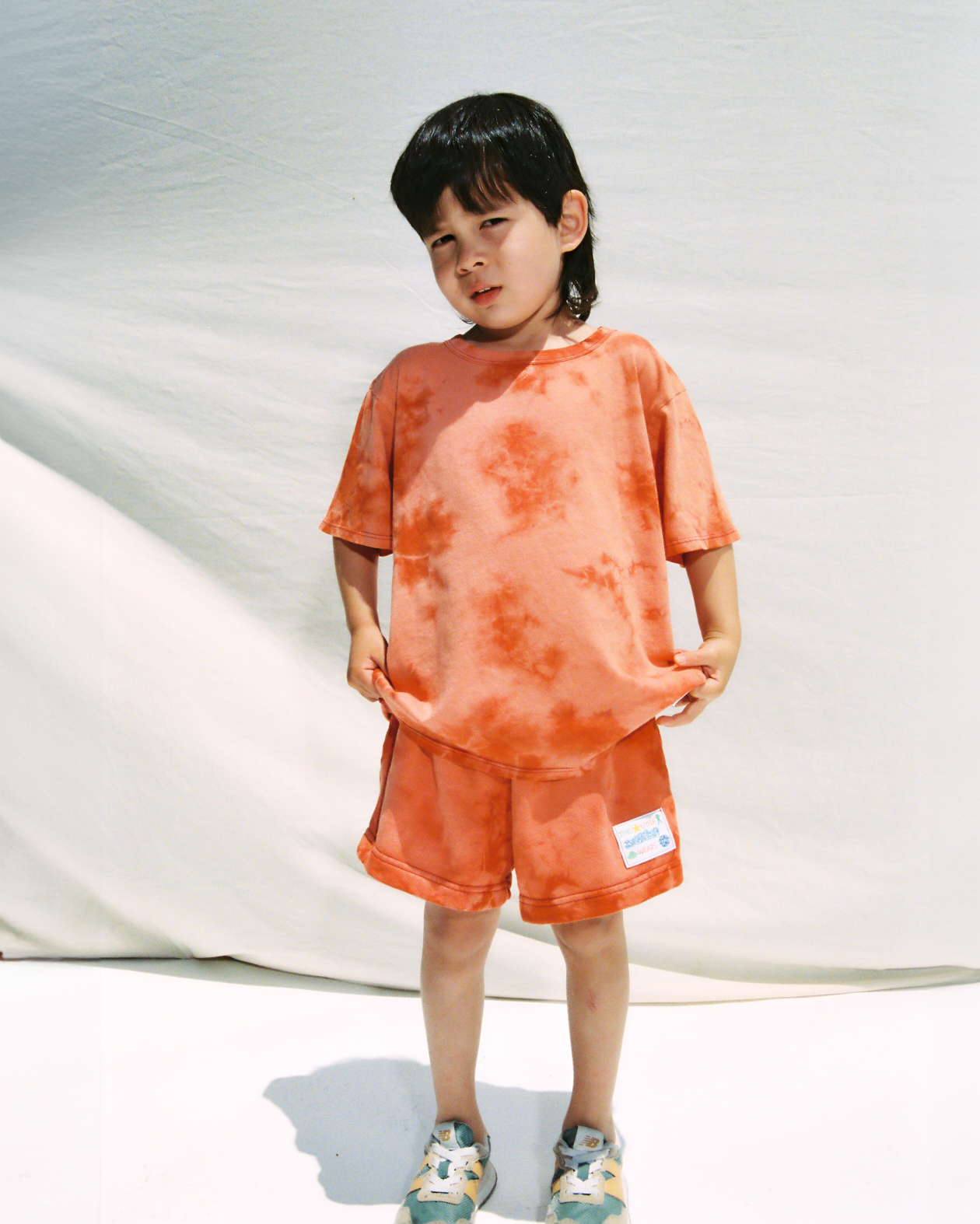 Cosmo Tie Dye Shorts – Lava (Bonnie Wright Edition) – Koko Momo