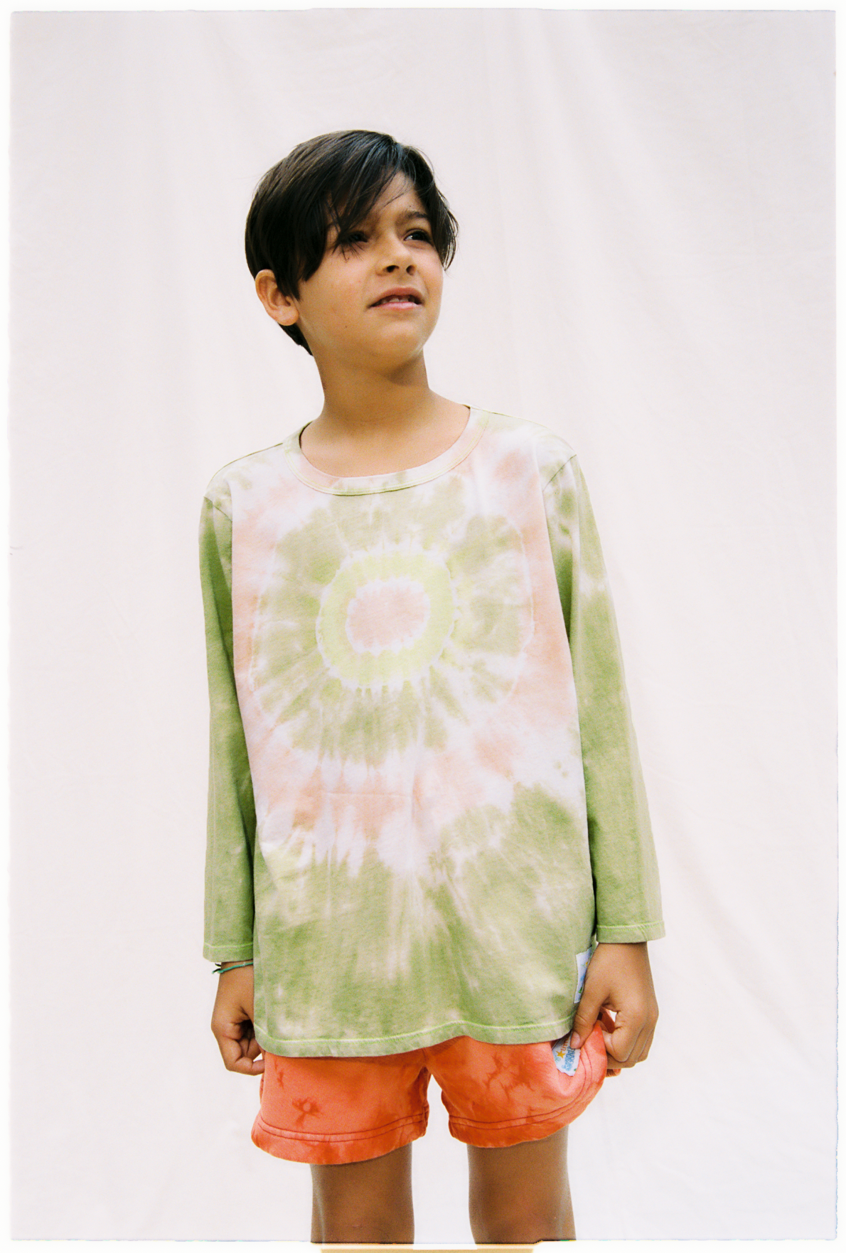 Cosmo Tie Dye Long Sleeve - Green Flash
