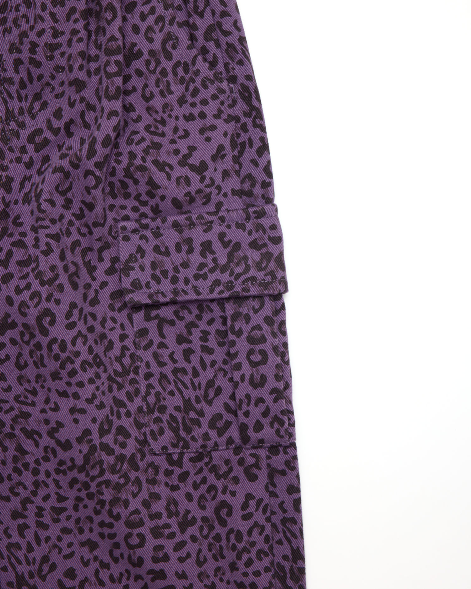 Purple Leopard Cargo Pant